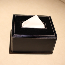 ティッシュケース小(レザー)