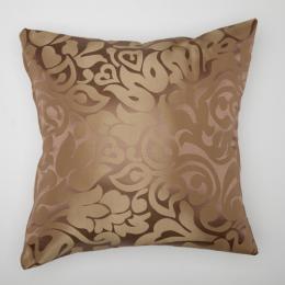 クッション　イエロー　柄