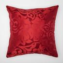 クッション　レッド　柄