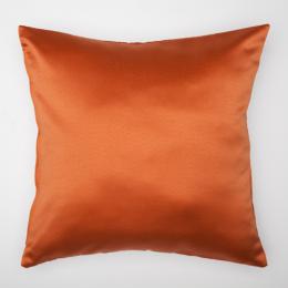クッション　オレンジ　無地