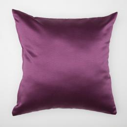クッション　パープル　無地