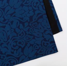 ベッドライナー　ブルー　柄