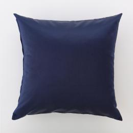 クッション　ブルー　無地