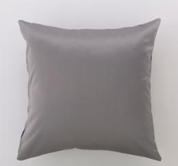 クッション　シルバー無地