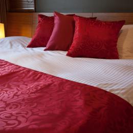 クッションライナーセット　赤　柄